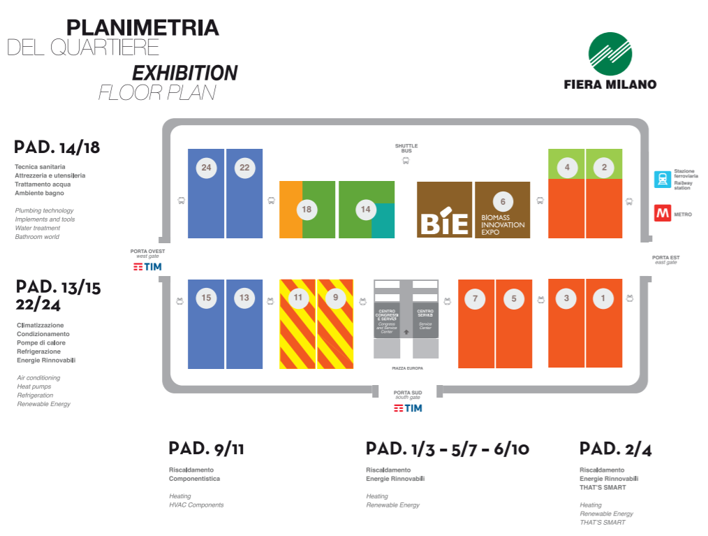 PLANIMETRIA expocomfort MCE