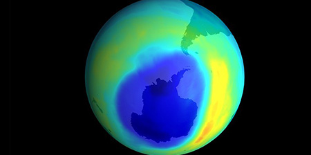 Il buco nell'ozono si sta restringendo