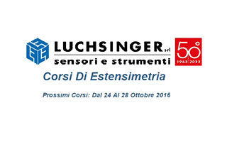 Corsi di Estensimetria - Luchsinger