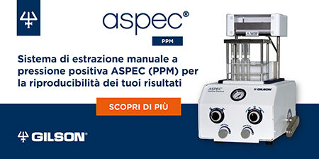 Sistema di estrazione manuale a pressione positiva ASPEC (PPM) per la riproducibilità dei tuoi risultati