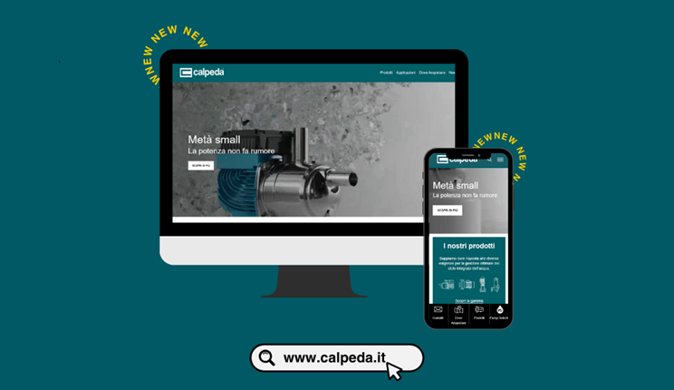 nuovo sito Calpeda