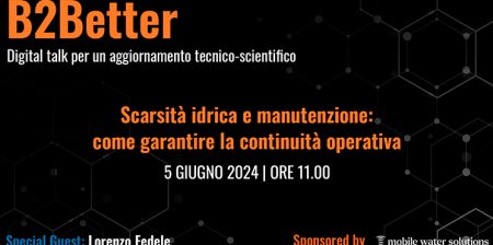 Scarsità idrica e manutenzione